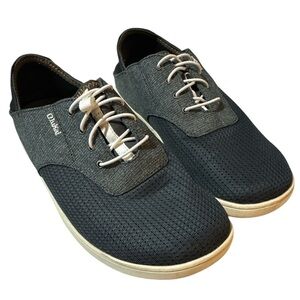OluKai Men's Black and Gray Sneakers us M9